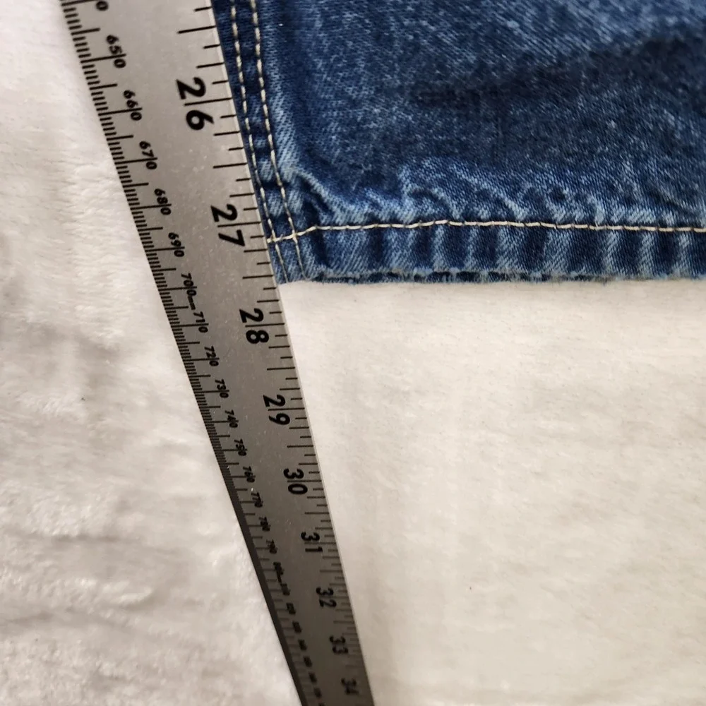 Carhartt FR Jeans‎ Mens 46x30 Blue Denim Relaxed Fit Workwear Grunge Distressed